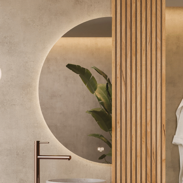 Espelho Bow – Iluminação integrada